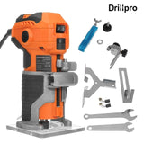 220V Electric Trimmer 1280W 35000r/min Wood Trimmer Electro Tools Router Wood Milling Machine for Joiners Renovator Woodworking