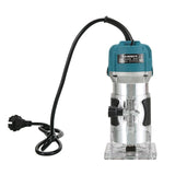 800W Electric Hand Trimmer Router Wood Carving Machine With Carrying Case Woodworking Wood Milling Slotting Machine Power Tools